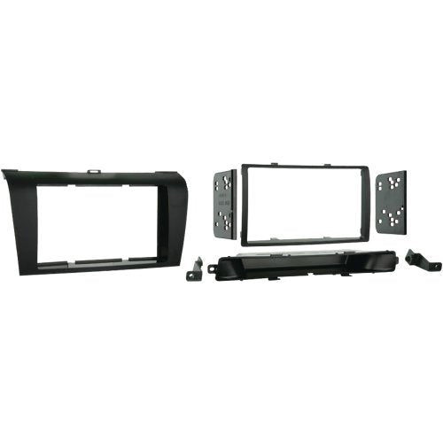 2004 - 2009 Mazda 3 Double DIN Installation Kit, Includes display replacement pocket, Designed specifically for installation of double-DIN radios or 2 single DIN radios, 95-7504
