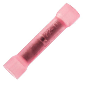 XScorpion nylon butt connectors in red, 22/18 gauge, ideal for fast and secure wire crimping, seamless design.