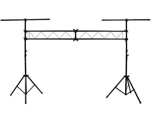 10 FT Mobile DJ Portable Lighting Truss Stand System w/ T-Bars