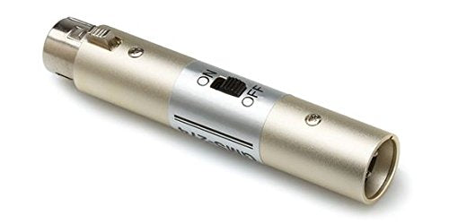 Hosa GMS-274 Microphone Power Switch, XLR3F to XLR3M