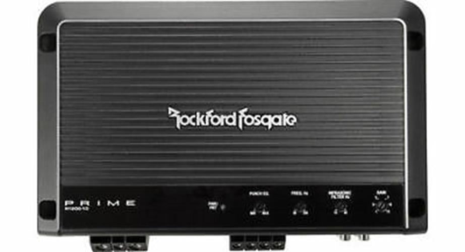 Rockford Fosgate Prime R1200-1D<BR/>1200W RMS Prime Series Class-D Monoblock 1-Ohm Stable Amplifier