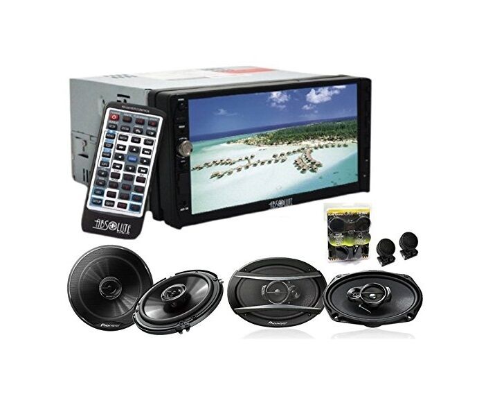 Absolute DD-3000 7-Inch DVD Player W/Pioneer Speakers TS-G1620F,TS-G6930F, TW600