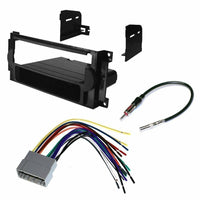 Thumbnail for Chrysler 2006 - 2010 Pt Cruiser Car Cd Stereo Receiver Dash Install Mounting Kit + Wire Harness + Radio Antenna Adapter