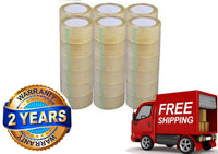 Thumbnail for Absolute USA 36 Rolls Box Carton Sealing Packing Packaging Tape 2