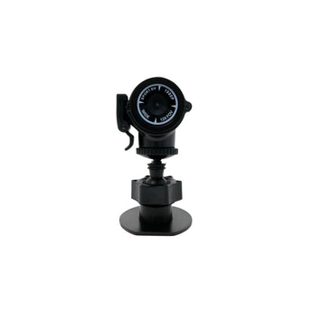 Diamond Audio D500 motorsport series camera on a mount with a 120-degree fisheye lens.
