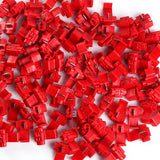 100 pcs of 3M Genuine Scotchlok 905 RED quick splice wire connectors for 22-18 AWG wiring.