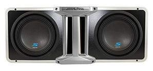 Alpine S2-SB10V x2 Loaded 10" 600w S-W10D4 Subwoofers + Ported Sub Enclosure Box