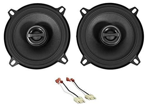 ALPINE S-S50 170 Watt 5.25" 5 1/4" Coaxial 2-Way Car Audio Speakers. Metra 72-1002 Speaker Harness Connector for 1984-02 Jeep+ Dodge+ Cherokee Vehicles.