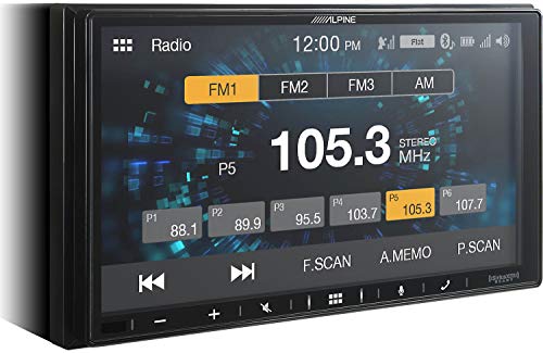 Alpine iLX-W670 Compatible with CarPlay & Android Auto Includes Back up Camera and License Plate Frame