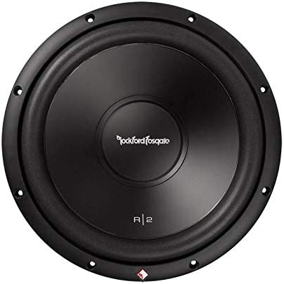 Rockford Fosgate R2D4-12 12" 1000W 4 Ohm Subwoofers (Pair) + Dual Vented Sub Box