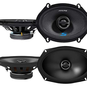 Alpine S-S57 5x7" Car Speakers+ S-S69 6x9" Speakers
