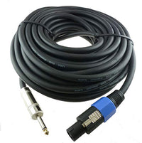 Thumbnail for XP Audio 100 FT foot speakon compatible to 1/4 speaker wire cable DJ PA CABLE Gauge 12 GA