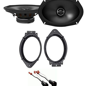 Alpine S2-S69 6x0" Speaker 72-5600 Harness 82-3004 Adapter Fit 2015-17 Silverado 2500