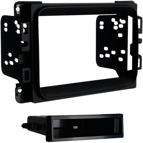 Metra 99-6518B Dash Kit For select 2013-up Dodge Ram pickups without the factory 8" monitor single DIN radios (Black)
