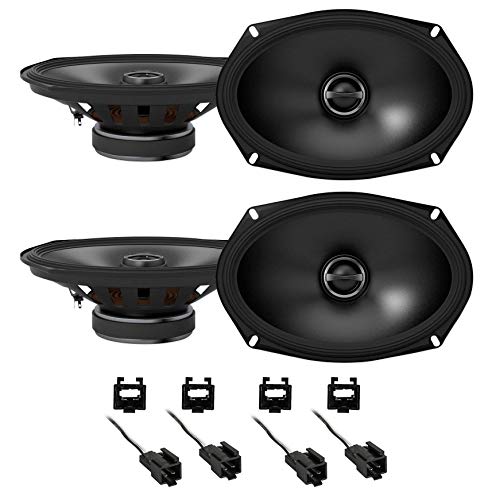 Alpine S-S69 6x9" Front + Rear Speaker Replacement Kit For 2001-2006 Dodge Stratus