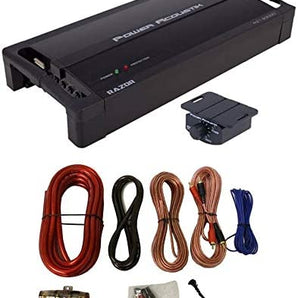 Power Acoustik RZ1-2300D RAZOR Series Monoblock Amplifier + 8 Gauge AMP Kit