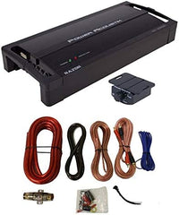 Thumbnail for Power Acoustik RZ1-2300D RAZOR Series Monoblock Amplifier + 8 Gauge AMP Kit