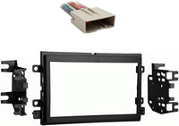Thumbnail for American Terminal Compatible with Ford F 150 2004 2005 2006 Double DIN Stereo Harness Radio Install Dash Kit Package