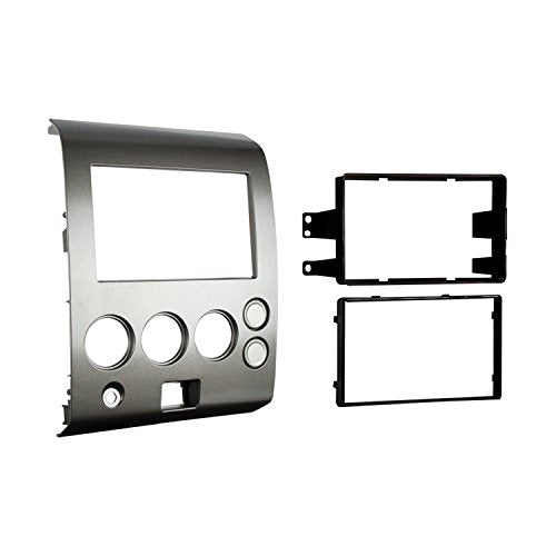 Absolute RADIOKITPKG76 Compatible with Nissan Titan 2004-2005 Double DIN Stereo Harness Radio Install Dash Kit Package