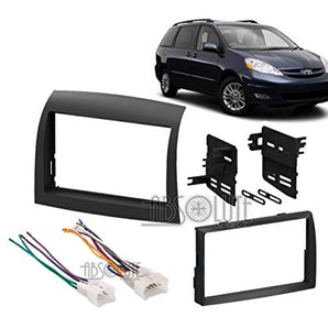 Metra 95-8208 Fits Toyota Sienna 2004-2010 Double DIN Stereo Harness Radio Install Dash Kit Package