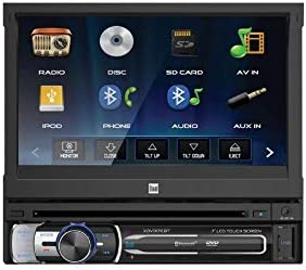 Dual Electronics XDVD176BT 7" LED Backlit Touchscreen LCD Single DIN Car Stereo with Absolute USA HD Camera + American Terminal Vinyl Butt Connectors
