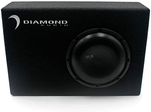 Diamond Audio DESMB8A 8" 2 Ohm 250W RMS Power Handling Active Subwoofer Enclosure