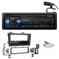Thumbnail for 1-Din Alpine Digital Media Bluetooth Stereo Receiver + Metra 99-8211 Dash Kit For 2000-2004 Toyota Avalon