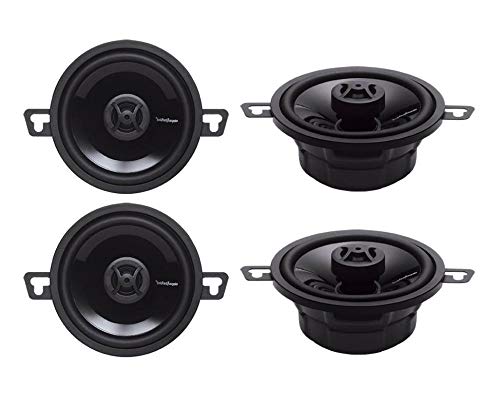 4) New Rockford Fosgate Punch P132 160W 3.5" 2-Way Full-Range Car Audio Speakers