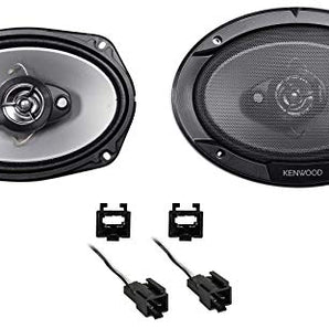 Kenwood 6x9 Front Factory Speaker Replacement Kit Fit 2001-06 Dodge Stratus