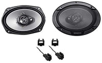 Thumbnail for Kenwood KFC-6966S Rear Factory Speaker Replacement + METRA 72-6512 for 2001-06 Dodge Stratus