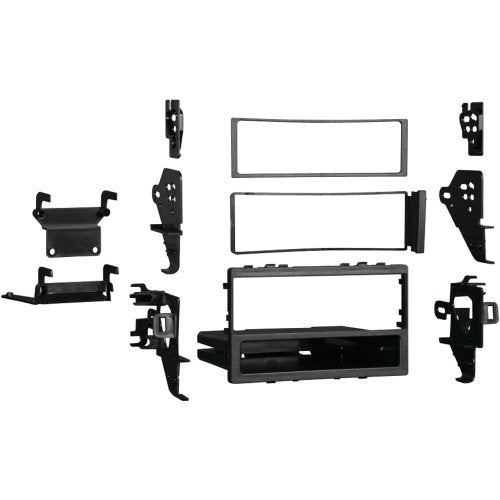 Metra Electronics 99-7898 1988 - 2006 Honda / Acura Single-DIN Installation Multi Kit Pocket with mounting of a DIN Radio or an ISO DIN Radio, Includes Rear Support Bracket