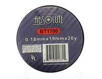 Thumbnail for 4 Absolute  BT1700 Universal General Use Black 0.18mm x 3/4-Inch x 20Yd Electrical Tape