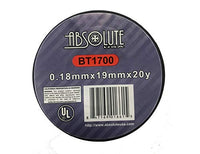 Thumbnail for Absolute  BT1700 Universal General Use Black 0.18mm x 3/4-Inch x 20Yd Electrical Tape