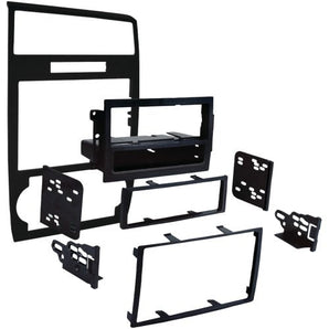 METRA 99-6519B 2005-2007 Dodge Charger Single-DIN/Double-DIN Installation Kit, Matte Blac