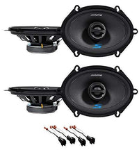 Thumbnail for 2 Alpine S-S57 5x7 Front + Rear Speaker Replacement For 2001-05 Ford Explorer Sport Track