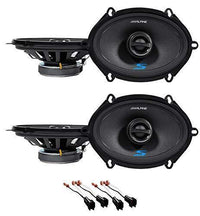 Thumbnail for Alpine S 5x7 Front + Rear Speaker Replacement For 2001-05 Ford Explorer Sport Trac