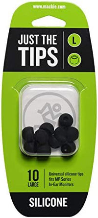 Thumbnail for Mackie MP Series Large Silicone Black Tips Kit
