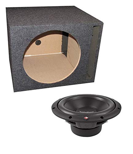 Rockford Fosgate R2D2-10 500W 10" 2-Ohm DVC Subwoofer + 10" Vented Enclosure