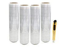 Thumbnail for XP Audio Clear Stretch Film Shrink Wrap Pallet 4 Roll 18