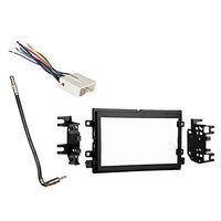 Thumbnail for American Terminal Compatible with Ford Fusion 2006 2007 2008 2009 Double DIN Stereo Harness Radio Install Dash Kit Package