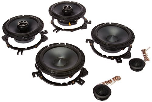 Pair Alpine SPS-610C 6.5" 2 Way Pair of Component Car Speakers + Alpine SPS-610 6.5" 2 Way Pair of Coaxial Car Speakers