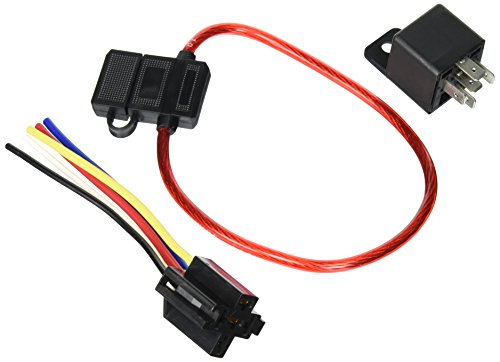 Absolute In-line ATC Fuse Holder, Relay RLS125 12 VCD Automotive Relay SPDT 30/40A and SRS105 12 VDC 5-Pin Relay Socket