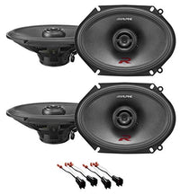 Thumbnail for 2 Alpine R 6x8 Front+ Rear Factory Speaker Replacement For 2011-2015 Ford F-650/750