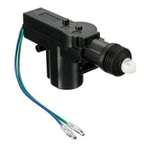 Power door lock actuator motor for car and truck, 12V universal heavy-duty design with wiring connectors.