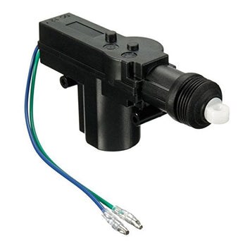 Power door lock actuator motor for car and truck, 12V universal heavy-duty design with wiring connectors.