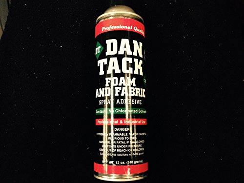 Dan Tack Professional Quality Foam & Fabric Spray Glue / Adhesive Big Can 12 oz supplier_onlinepromusic