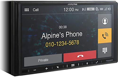 Alpine iLX-W650 Compatible with CarPlay & Android Auto - Includes Back up Camera and License Plate Frame