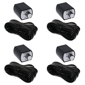 4 Rockford Fosgate PEQ Remote Wired Punch EQ for 2007+ Power & Punch Amps w/ Bass Knob