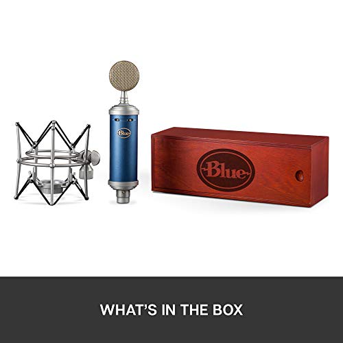 Blue Bluebird SL XLR Condenser Microphone for Recording and Streaming, Large-Diaphragm Cardioid Capsule, Shockmount and Protective Case