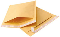 Thumbnail for 100 - 6x10 Lightweight Self Sealing Tear & Puncture Resistant Padded Kraft Bubble Mailer Envelope Bags